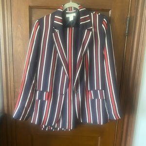 2 Piece Multi Stripe Suit